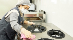 調理場の清掃のイメージ